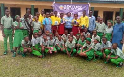 AWMII and Seaview Poetry Club Visit Community Secondary School Obonoma, Shares Sanitary Pads